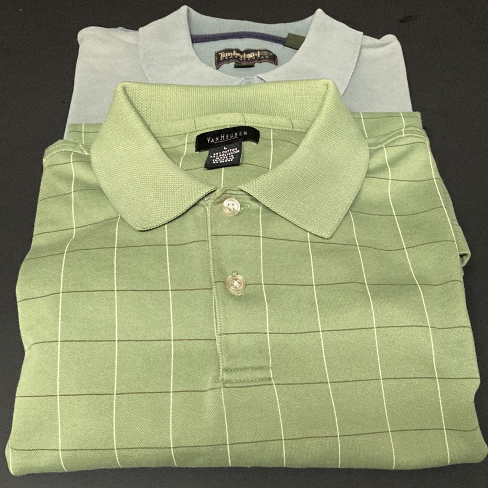 VanHuessen and Timberland Polo Shirt Bundle - Picture 14 of 17